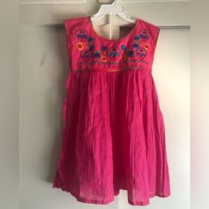 Toddler Size 4 Mexican dress in Pink